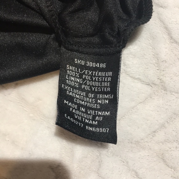 Womens Le Chateau Black Strapless Dress - Picture 9 of 9